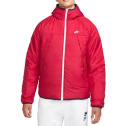 Nike Sportswear Therma-FIT Legacy Reversible Hooded Jacket - Gym Red/Midnight Navy/Sail