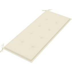 vidaXL - Stolsdyna Beige (120x50cm)