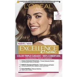 L'Oréal Paris Permanent Farve Excellence Make Up Klar Kastanje Nº 5