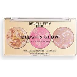 Revolution Beauty Pro Blush & Glow Face Palette Rose Glow