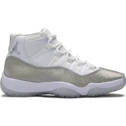 Nike Jordan 11 Retro White Metallic Silver Women's