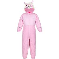 Regatta Kid's Mudplay III Waterproof Puddle Suit - Sweet Lilac Llama