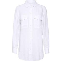 Part Two Nava Linen Shirt - Bright White