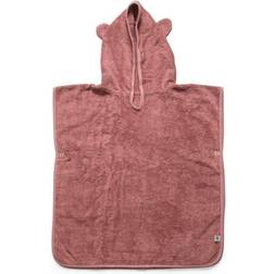 Sebra Terry Hooded Poncho Milo Blossom Pink