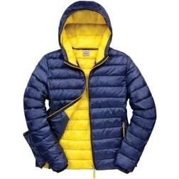 Result Snow Bird Hooded Jacket - Navy/Yellow