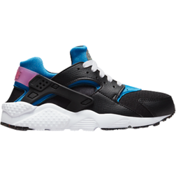 Nike Older Kids' Huarache Run - Black/Light Photo Blue/Active Pink/Mint Foam