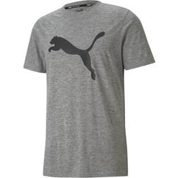 Puma Favourite Heather Cat Herren Trainings-T-shirt Men - Medium Grey Heather