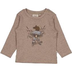 Wheat Mouse T-shirt - Khakhi Melange (6175e-010-3204)