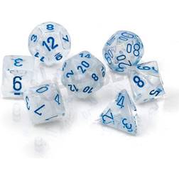 Chessex Borealis – Polyhedral Icicle/light blue Luminary 7-Die Set