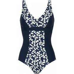 Abecita English Garden Swimsuit - Blue/White
