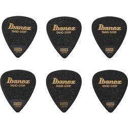 Ibanez PPA14MSGWH 6 médiators Grip Wizard série Sand Grip blanc medium 0,8mm