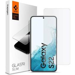 Spigen Screen Protector GLAS.tR SLIM HD Samsung Galaxy S22 Écran de protection mince en verre trempé résistant