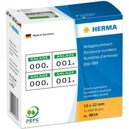 Herma Self-Adhesive Number Labels