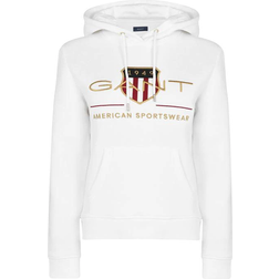 Gant Archive Shield Hoodie - Eggshell