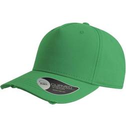 Atlantis Cargo Weathered Visor 5 Panel Cap - Green