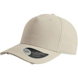 Atlantis Cargo Weathered Visor 5 Panel Cap - Stone