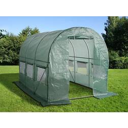 Dancover Polytunnel 9m² ST20924 Acero inoxidable Plástico