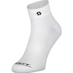 Scott Performance Quarter Socks Unisex - White/Black