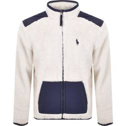 Polo Ralph Lauren Hybrid Zip Fleece Jacket - Winter Cream