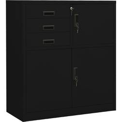 vidaXL Office 3 Drawers with 3 Sections Armario