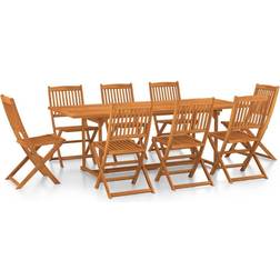 vidaXL 3086988 Ensemble repas de patio, 1 Table incluse 8 Chaises