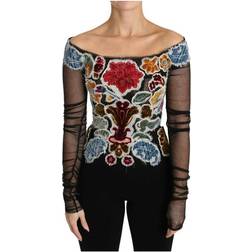 Dolce & Gabbana Women's Floral Ricamo Top - Multicolour