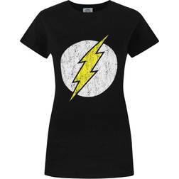 Flash Women's Distressed Logo T-shirt - Black