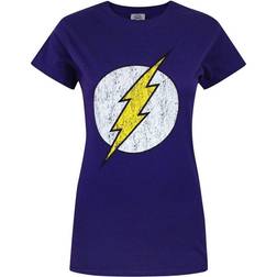 Flash Women's Distressed Logo T-shirt - Purple