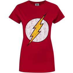 Flash Women's Distressed Logo T-shirt - Red