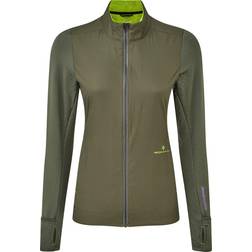 Ronhill Tech Hyperchill Jacket Women - Khaki/Citrus