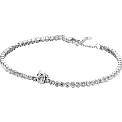 Pandora Disney Minnie Mouse Tennis Bracelet - Silver/Transparent