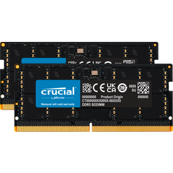 Crucial Memoria Ram Sodimm Ddr5 4800 64gb 2x32gb C40 1,1 Volt Ct2k32g48c40s5