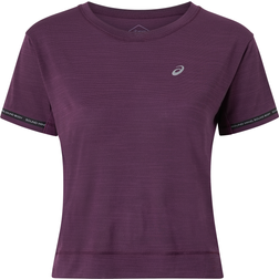 Asics Race Crop Top Women - Deep Plum