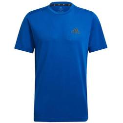 adidas Men's Training Aeroready Designed To Move Feelready Sport Tee - Royal Blue/Black