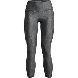 Under Armour HeatGear Armour No-Slip Waistband Ankle Leggings Women - Charcoal Light Heather/White