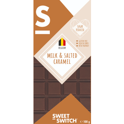 Sweet Switch Chocolate Belga Con Leche Y Caramelo Salado 100g 100g