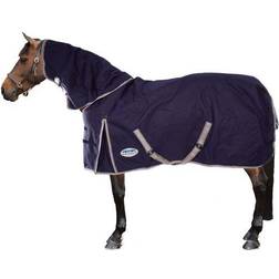 Weatherbeeta Comfitec Essential Detach-a-Neck, grams, Navy/Silver/Red