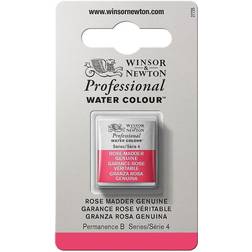 Winsor & Newton Professional Water Colour Rose Madder Genuine Half Pan