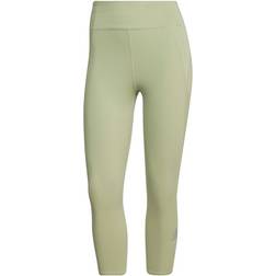 Adidas Own The Run 3/4 Running Leggings Women - Magic Lime