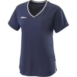 Wilson Team II V-Neck T-shirt Women - Team Navy