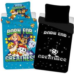 Paw Patrol Greatness Shines in the Dark Jr Duvet Cover Set 39.4x53.2"