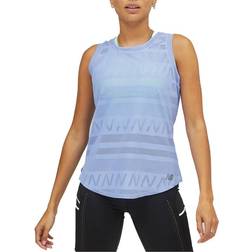 New Balance Q Speed Jacquard Tank Women - Vibrant Violet