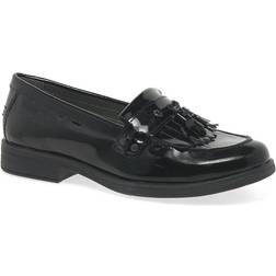 Geox Jr Agata Girls Slip On Patent Leather - Moccasin Tassel