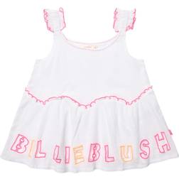 BillieBlush Logo Blouse - White