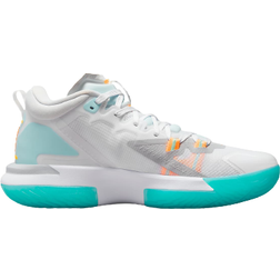 NIKE Zion 1 - White/Laser Orange/Dynamic Turquoise/Black