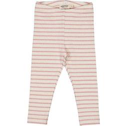 MarMar Copenhagen Leg Leggings - Coral Haze Stripe (221-104-03-1309)