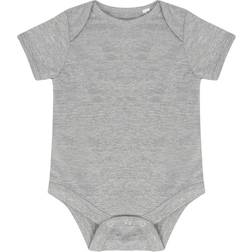 Larkwood Baby's Short Sleeve Bodysuit - Heather Grey (LW055)