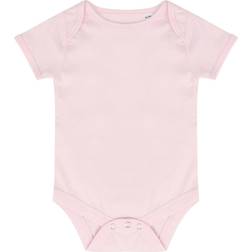 Larkwood Baby's Short Sleeve Bodysuit - Pale Pink (LW055)