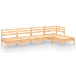 vidaXL 3082660 Loungeset, 1 Bord inkl. 4 Soffor