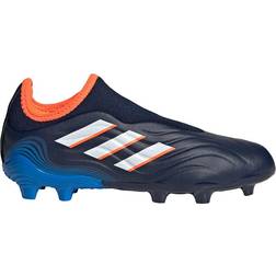 Adidas Junior Copa Sense.3 Laceless FG - Team Navy/Cloud White/Blue Rush